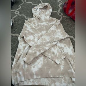 Tan and white Sweatshirt